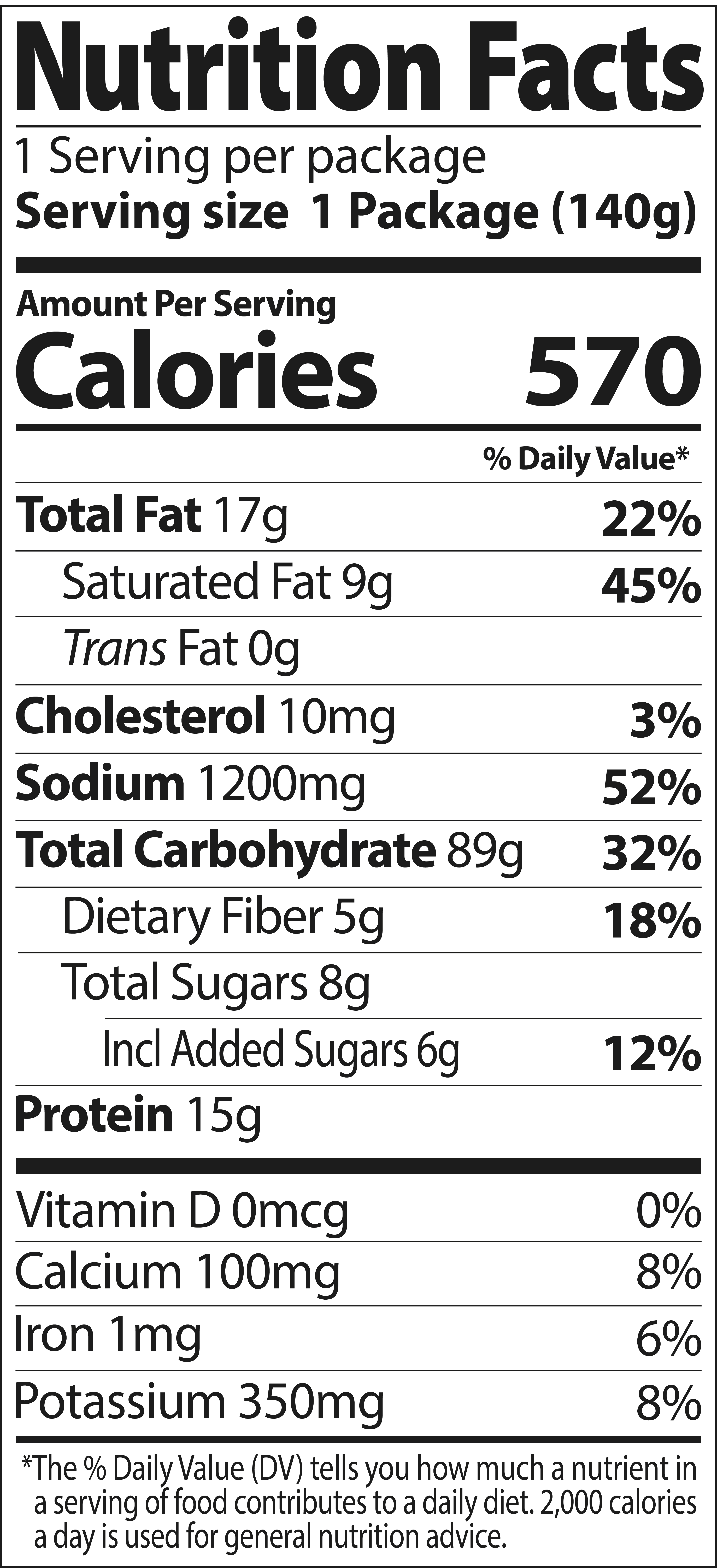 Nutrition Facts